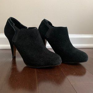 Black Suede Dolce Vita Booties (Size 7)